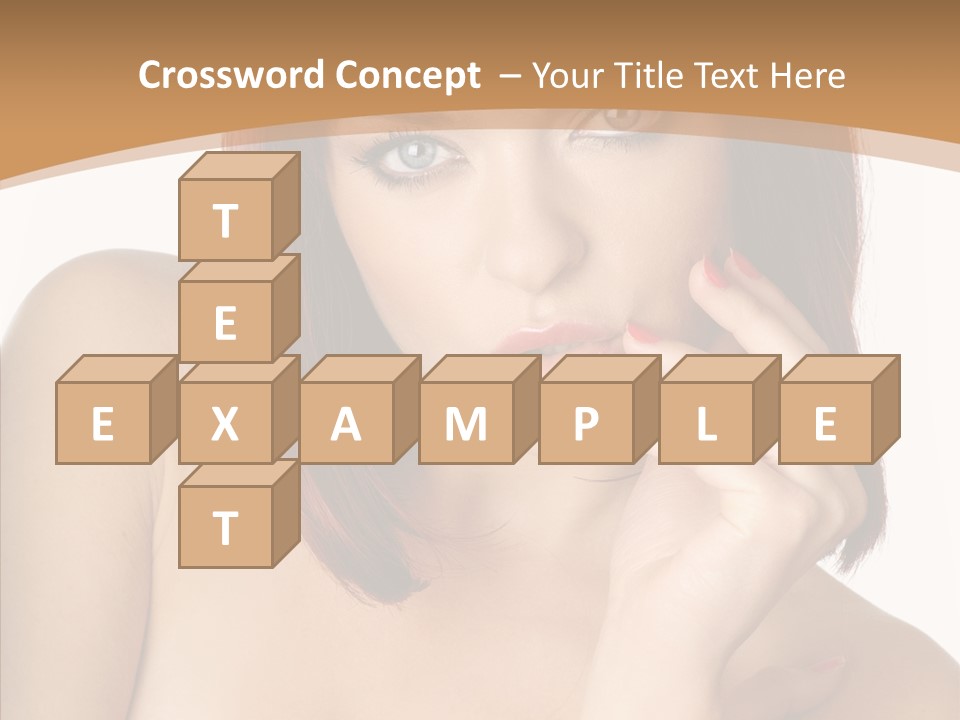 Redheaded Fresh Lovely PowerPoint Template