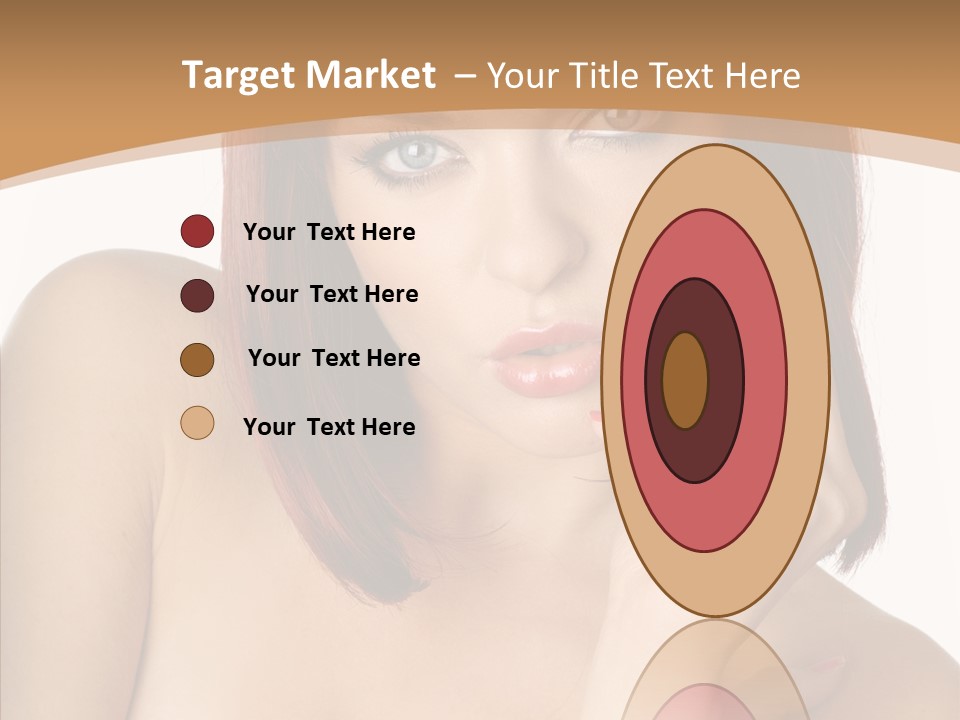 Redheaded Fresh Lovely PowerPoint Template