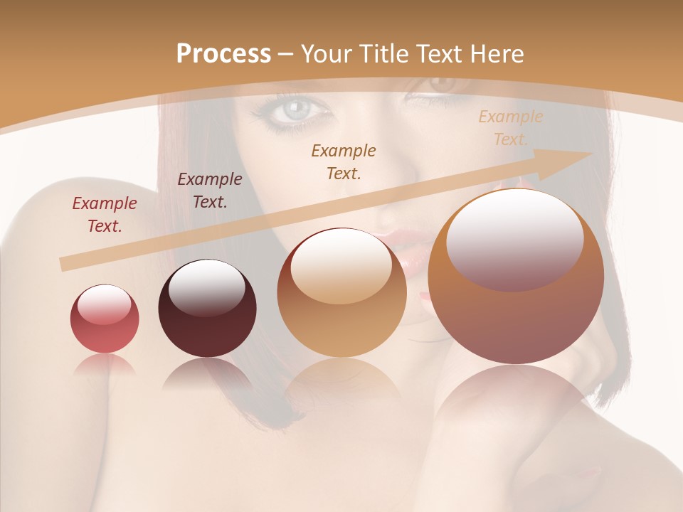 Redheaded Fresh Lovely PowerPoint Template