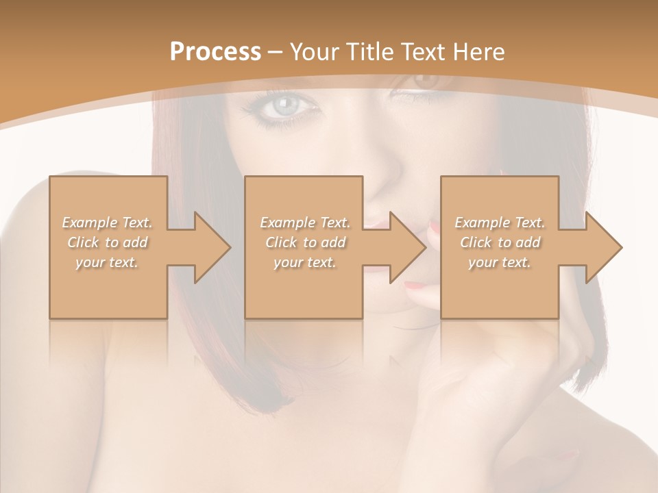 Redheaded Fresh Lovely PowerPoint Template