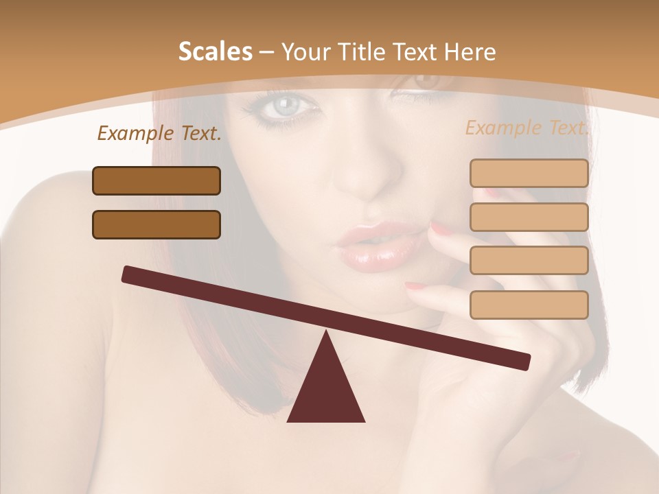 Redheaded Fresh Lovely PowerPoint Template