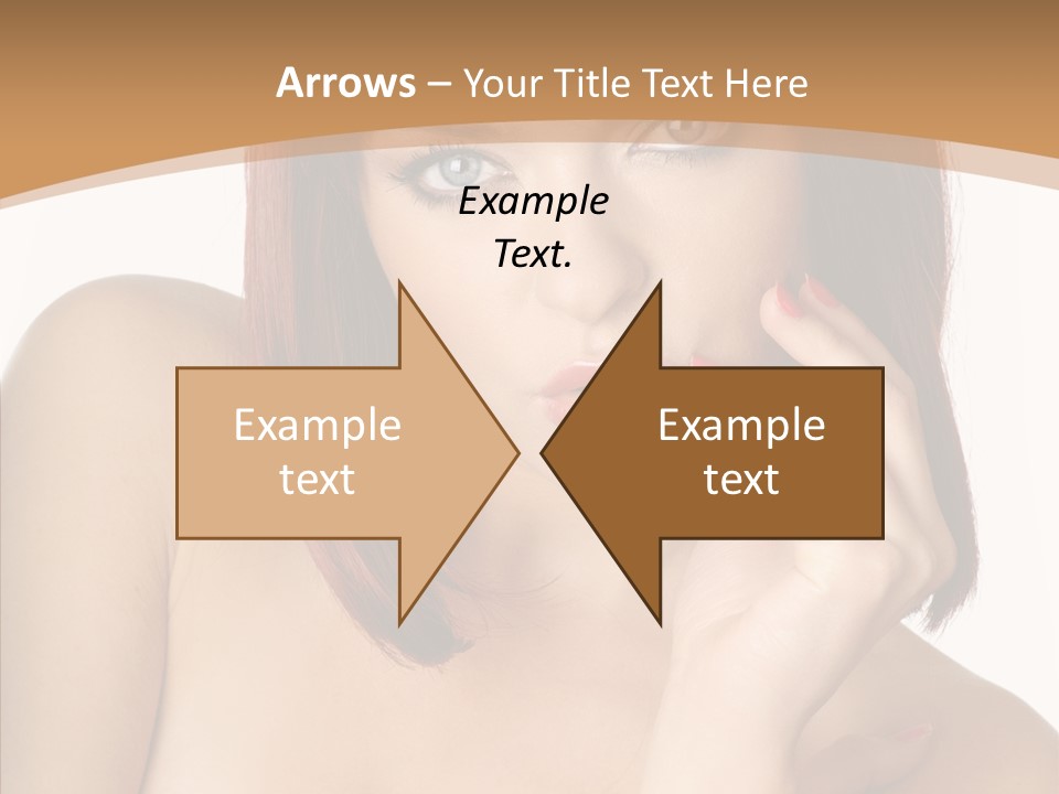 Redheaded Fresh Lovely PowerPoint Template