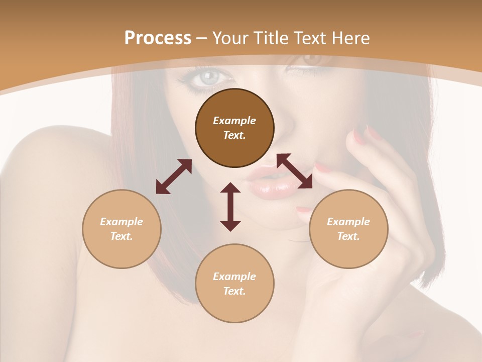 Redheaded Fresh Lovely PowerPoint Template