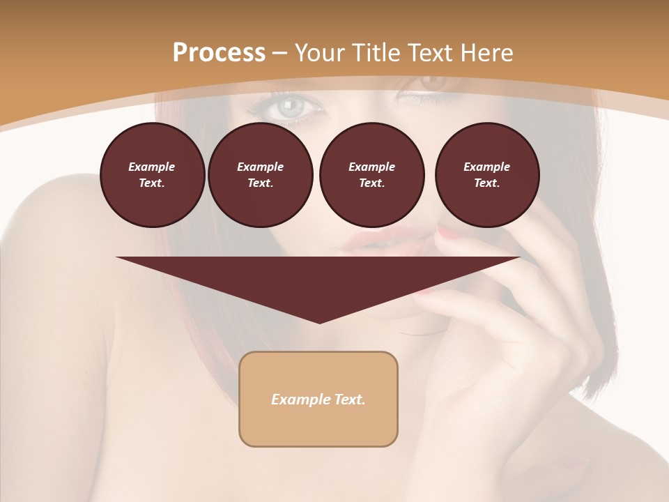 Redheaded Fresh Lovely PowerPoint Template