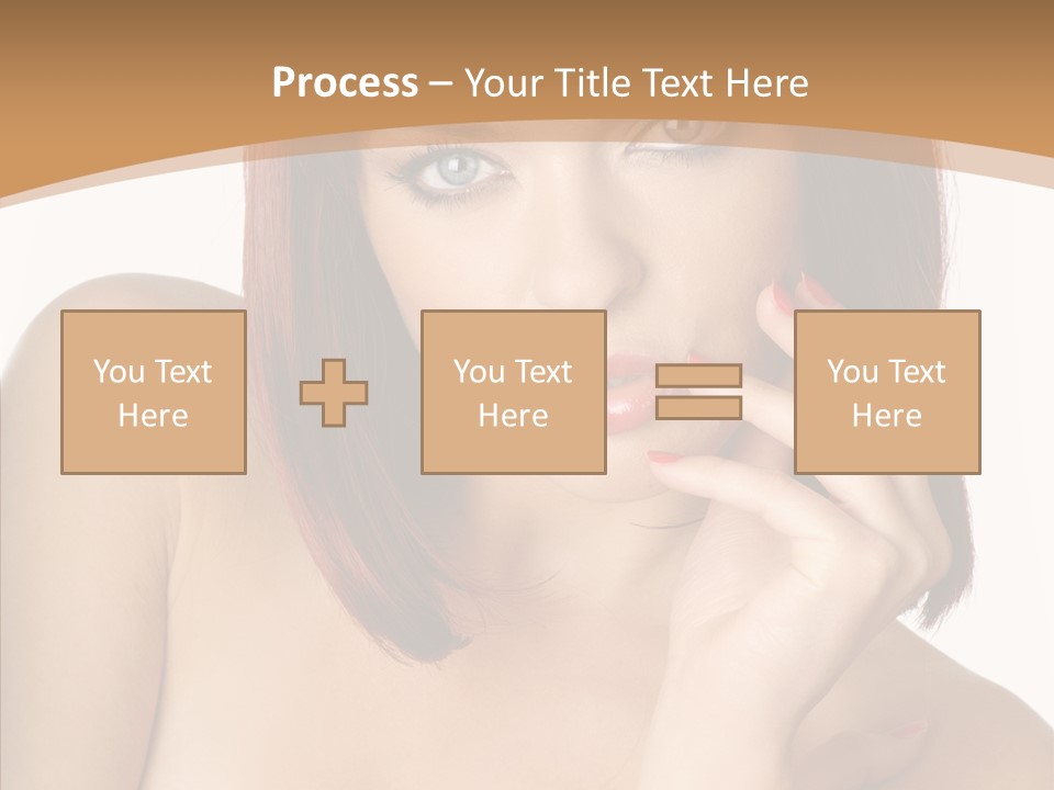 Redheaded Fresh Lovely PowerPoint Template