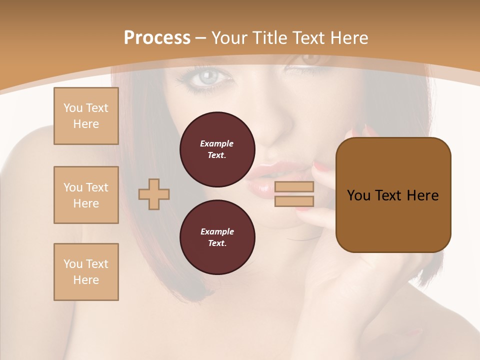 Redheaded Fresh Lovely PowerPoint Template