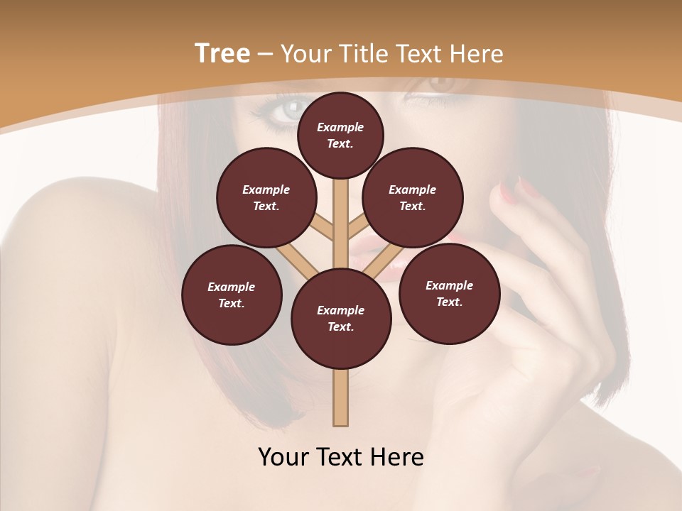 Redheaded Fresh Lovely PowerPoint Template