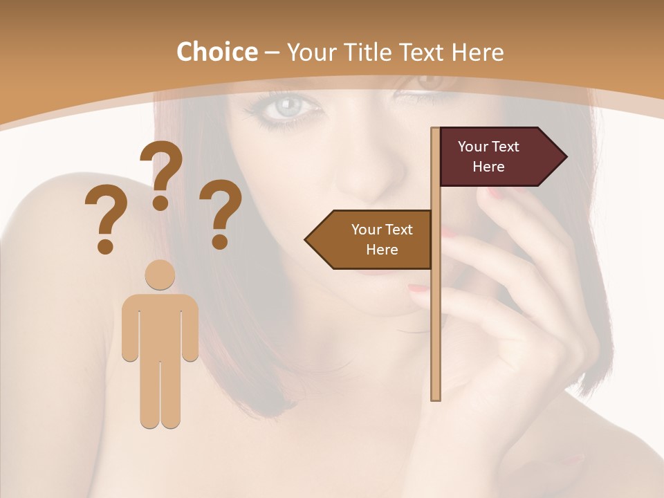 Redheaded Fresh Lovely PowerPoint Template