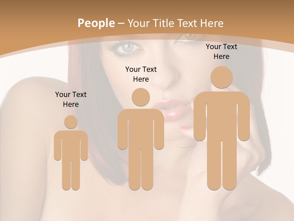 Redheaded Fresh Lovely PowerPoint Template