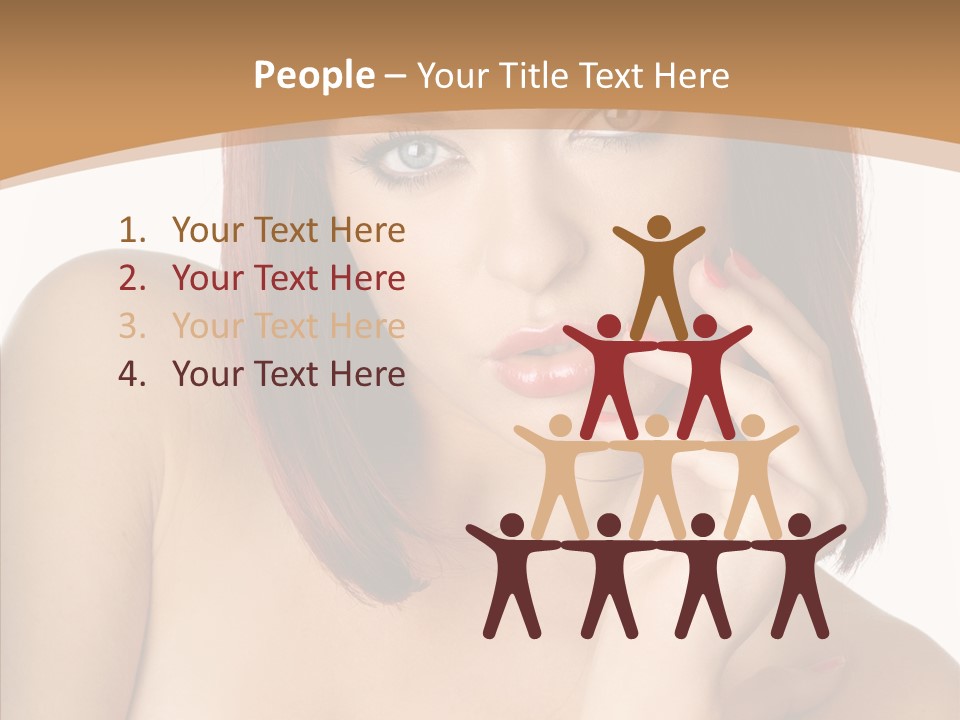 Redheaded Fresh Lovely PowerPoint Template