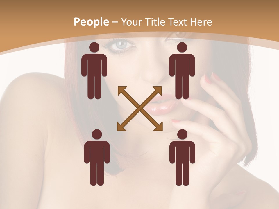 Redheaded Fresh Lovely PowerPoint Template