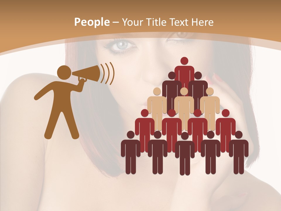 Redheaded Fresh Lovely PowerPoint Template