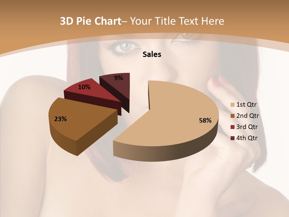 Redheaded Fresh Lovely PowerPoint Template