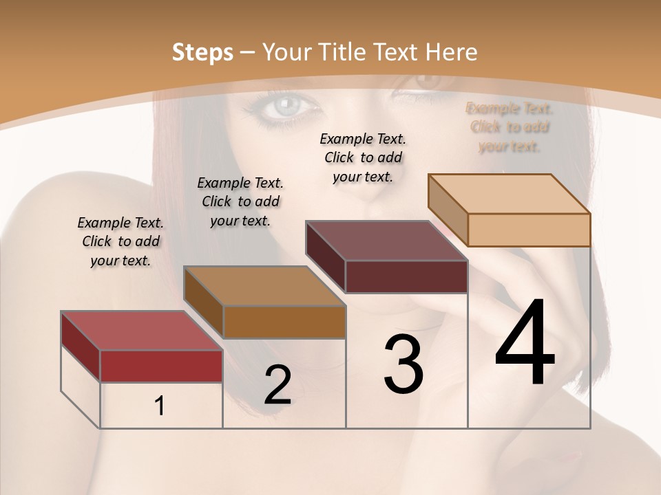 Redheaded Fresh Lovely PowerPoint Template