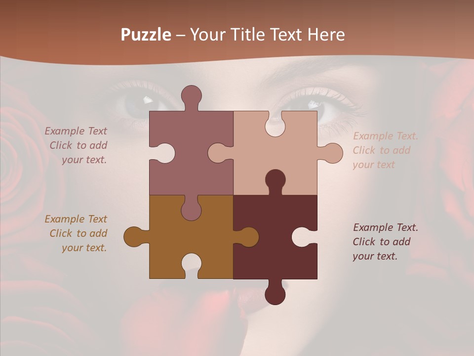 Girl Aroma Young PowerPoint Template