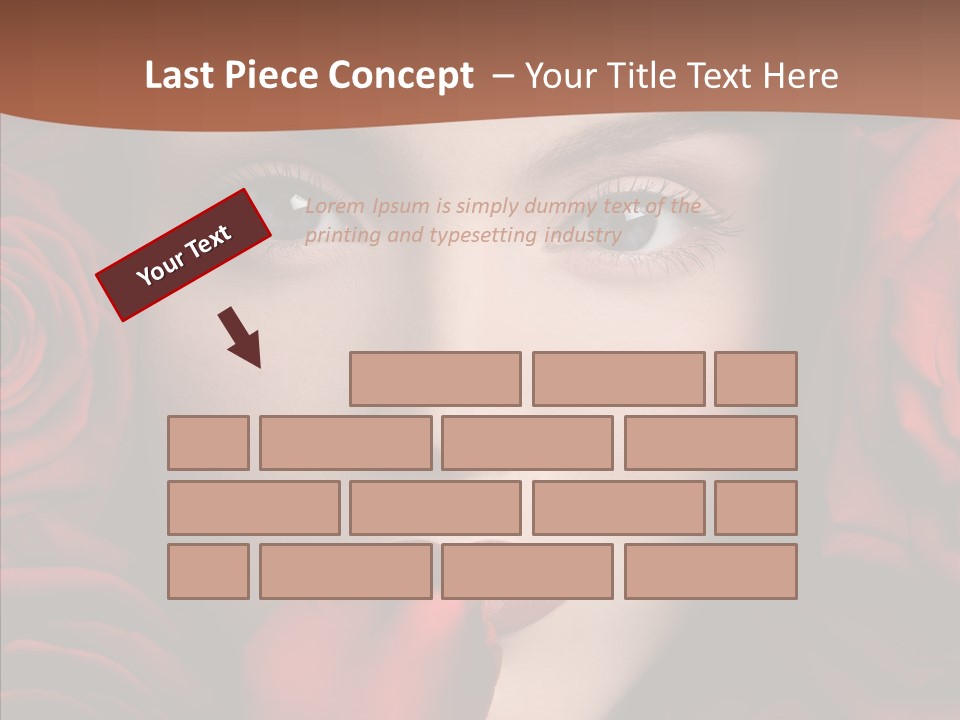 Girl Aroma Young PowerPoint Template