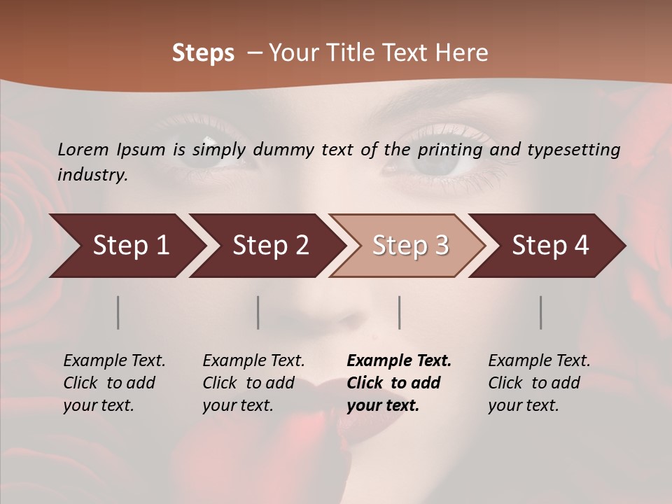 Girl Aroma Young PowerPoint Template