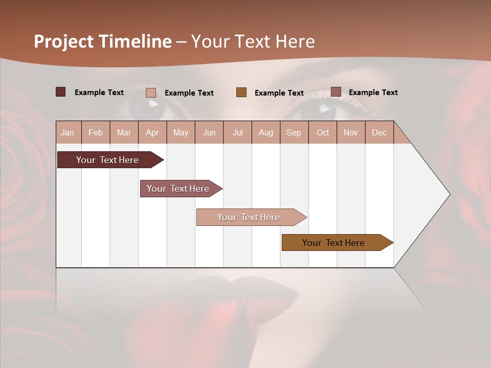 Girl Aroma Young PowerPoint Template