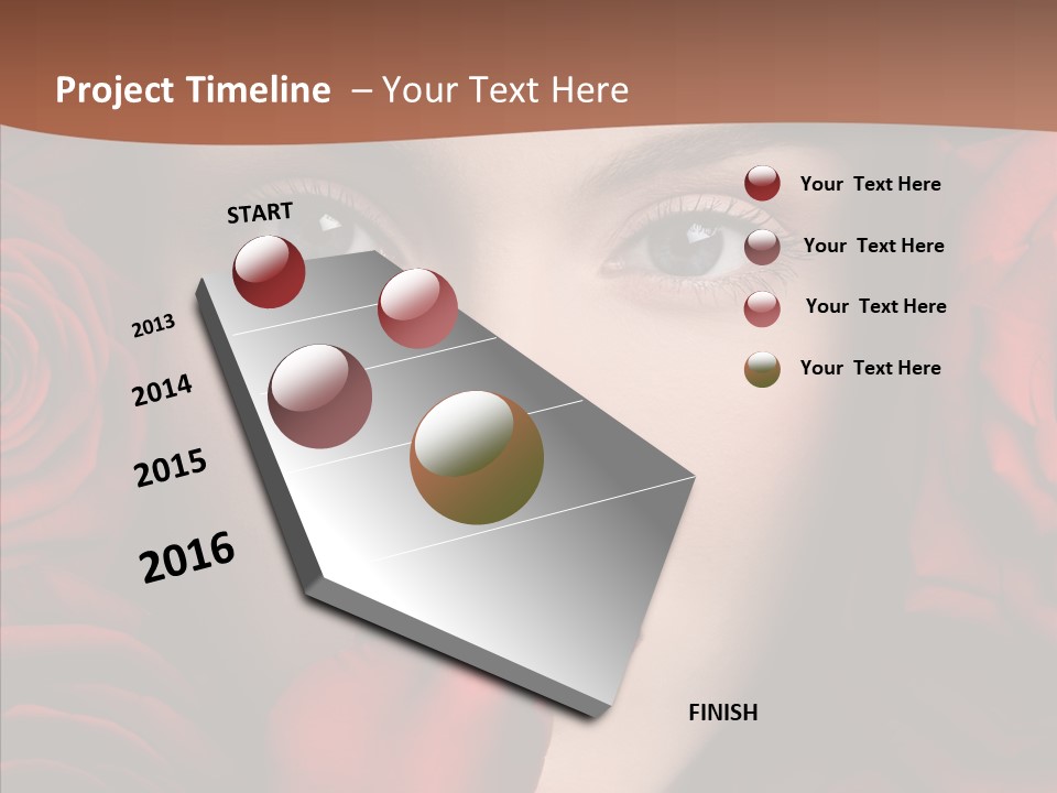Girl Aroma Young PowerPoint Template
