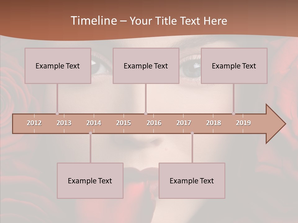 Girl Aroma Young PowerPoint Template