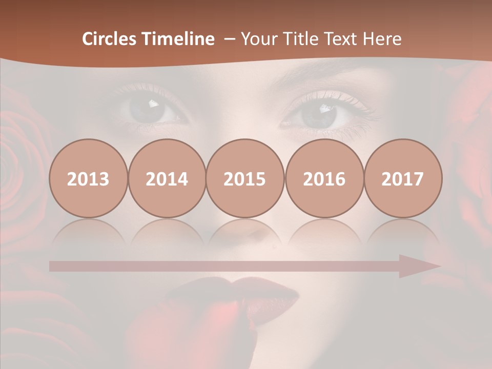 Girl Aroma Young PowerPoint Template