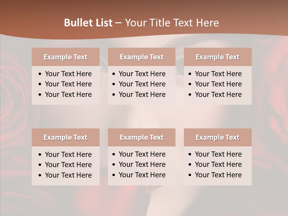 Girl Aroma Young PowerPoint Template