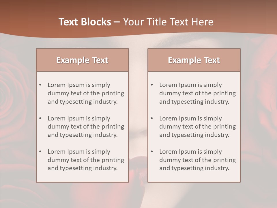 Girl Aroma Young PowerPoint Template