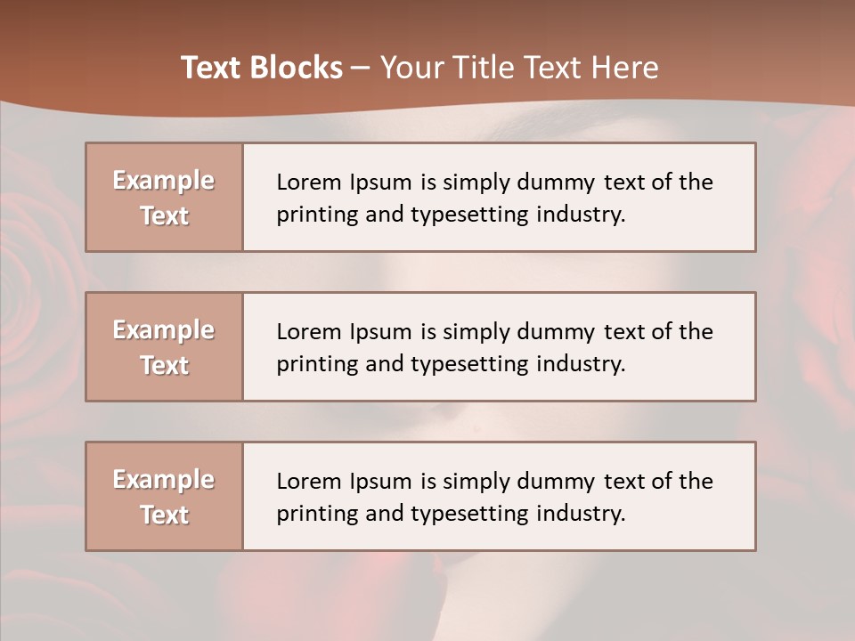 Girl Aroma Young PowerPoint Template