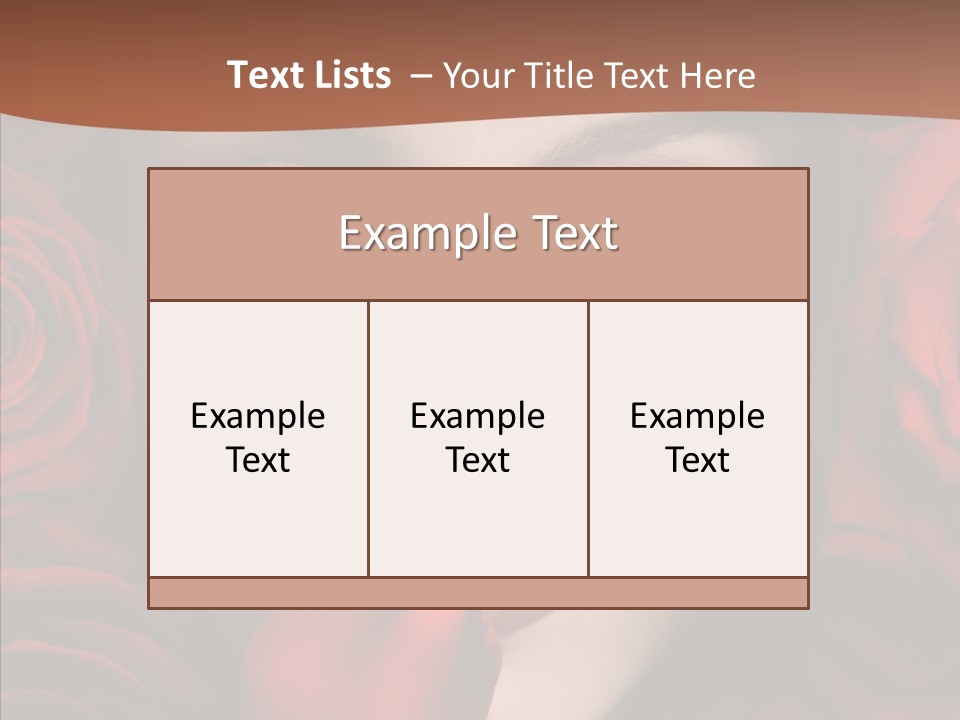 Girl Aroma Young PowerPoint Template