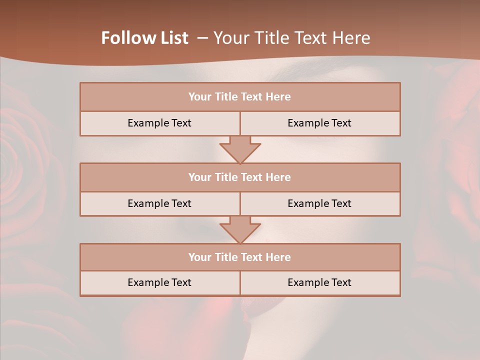 Girl Aroma Young PowerPoint Template