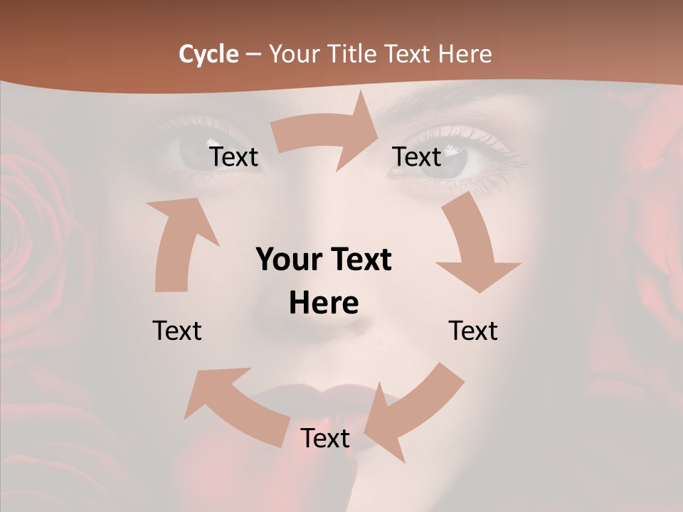 Girl Aroma Young PowerPoint Template