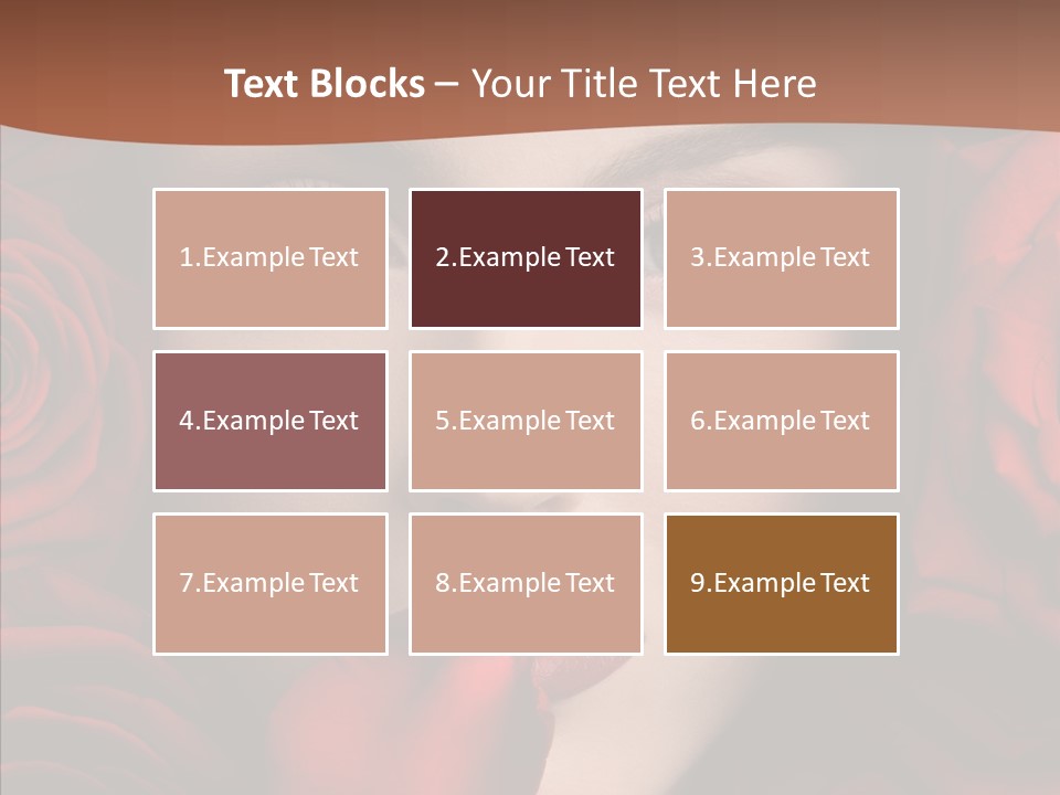 Girl Aroma Young PowerPoint Template