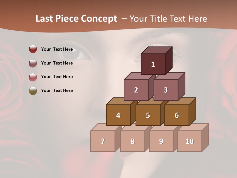 Girl Aroma Young PowerPoint Template