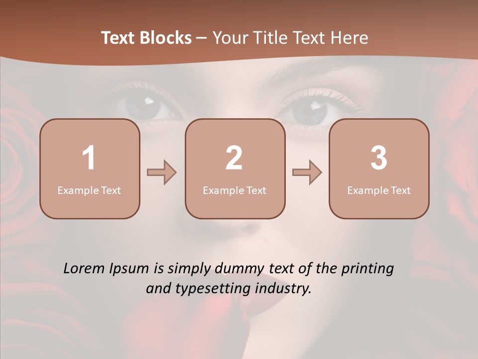 Girl Aroma Young PowerPoint Template