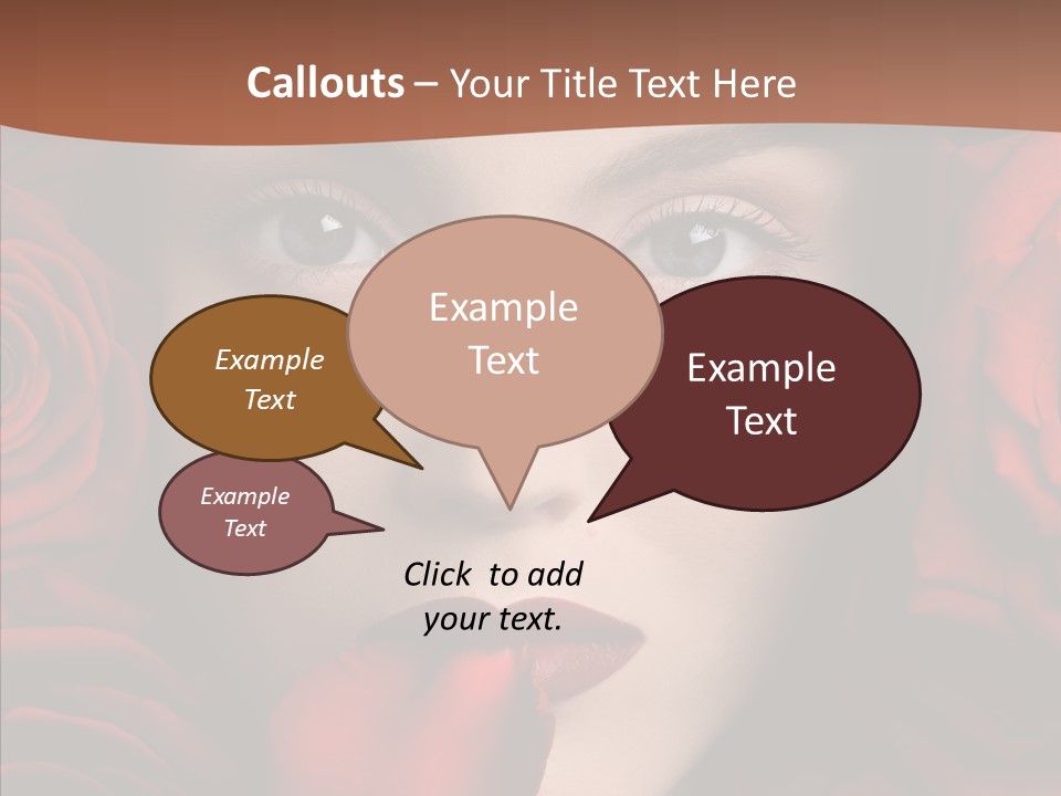 Girl Aroma Young PowerPoint Template