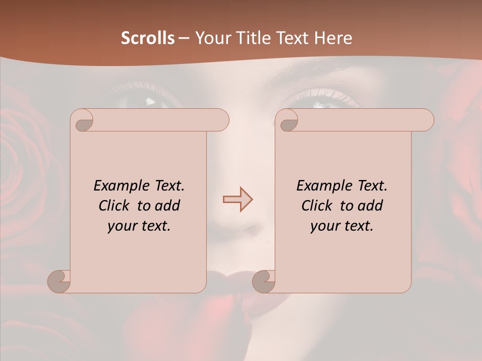 Girl Aroma Young PowerPoint Template