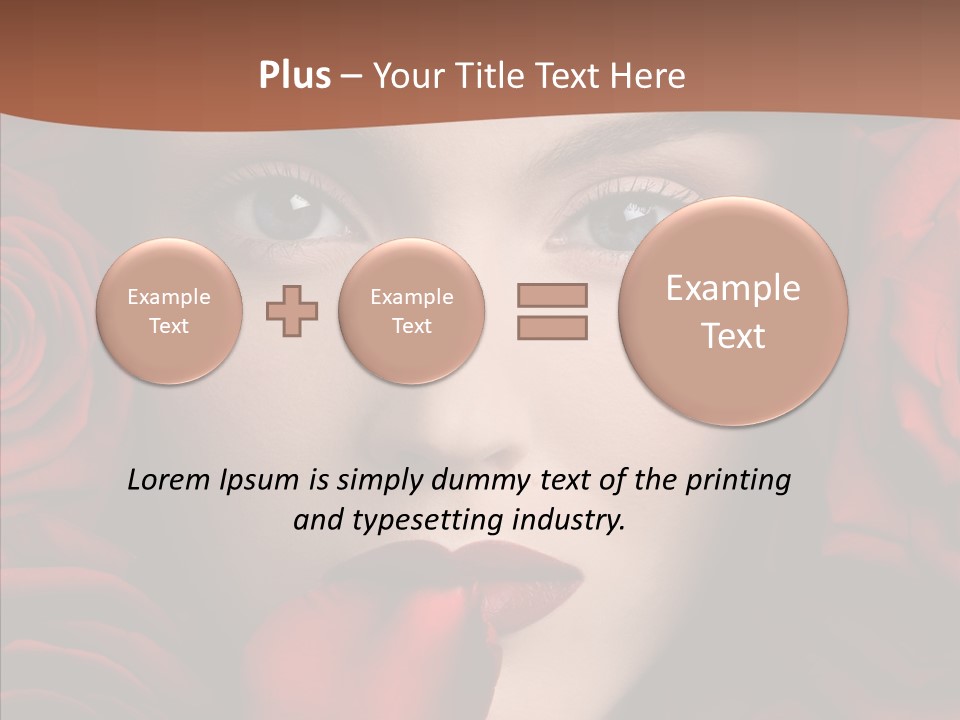 Girl Aroma Young PowerPoint Template