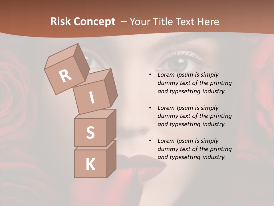 Girl Aroma Young PowerPoint Template