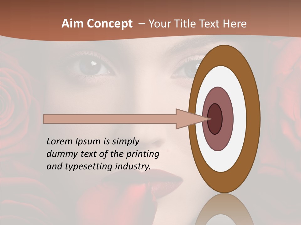 Girl Aroma Young PowerPoint Template