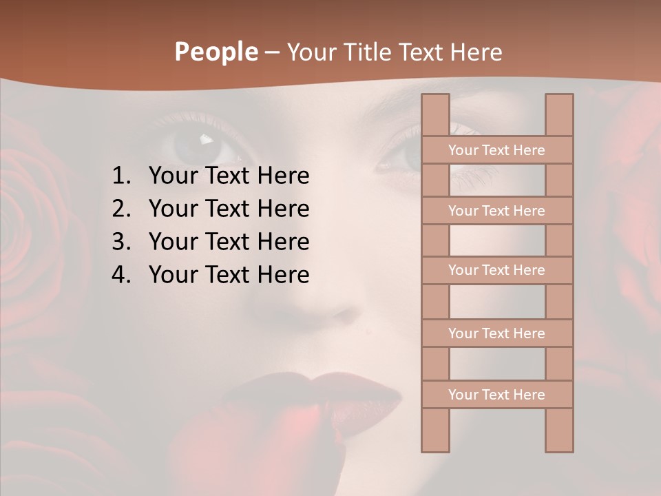 Girl Aroma Young PowerPoint Template