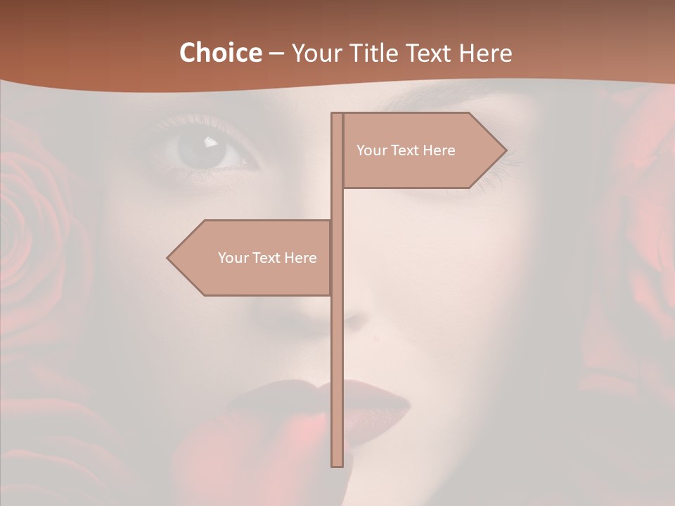 Girl Aroma Young PowerPoint Template