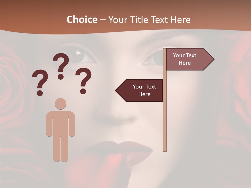 Girl Aroma Young PowerPoint Template