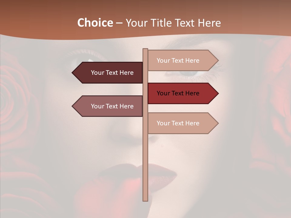 Girl Aroma Young PowerPoint Template