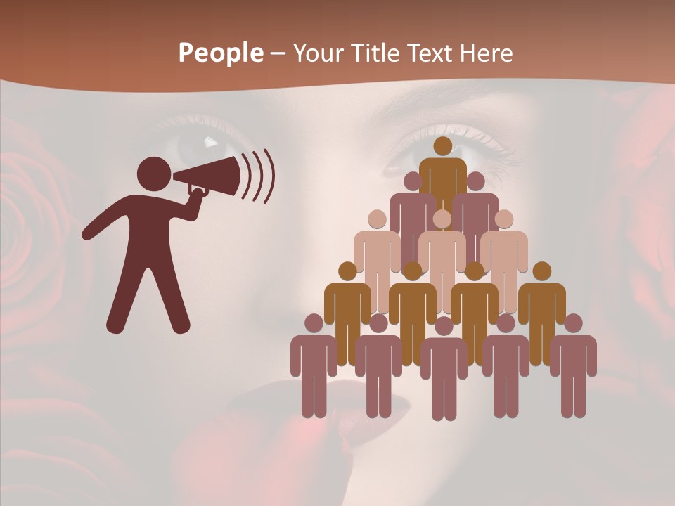 Girl Aroma Young PowerPoint Template