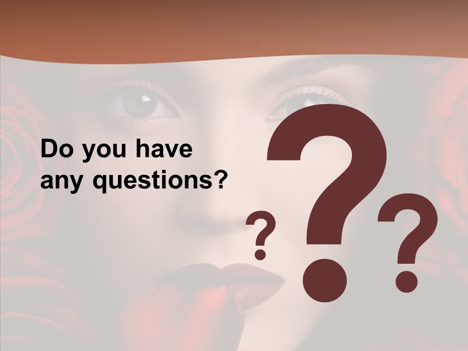 Girl Aroma Young PowerPoint Template