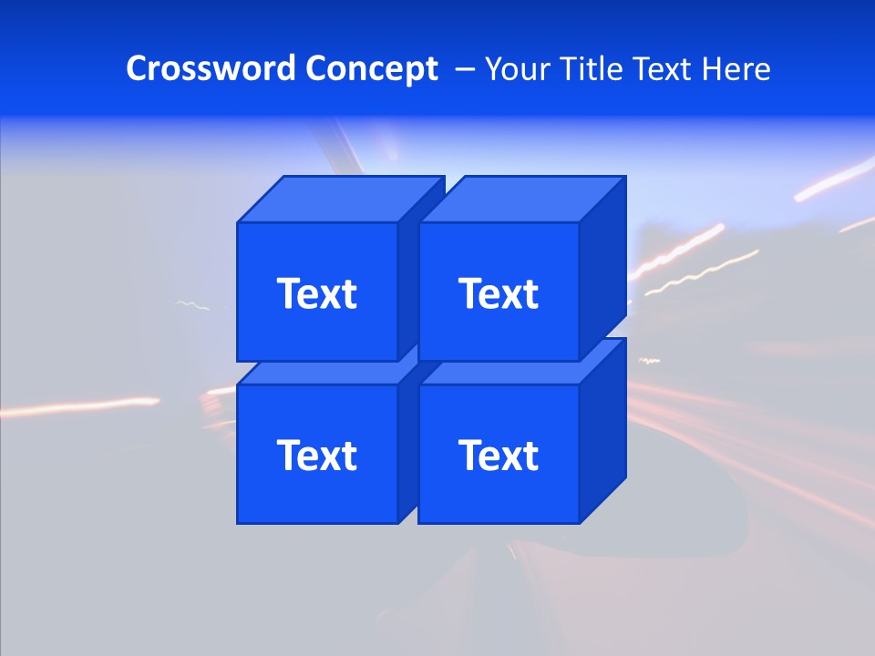 Street Zoom Car PowerPoint Template