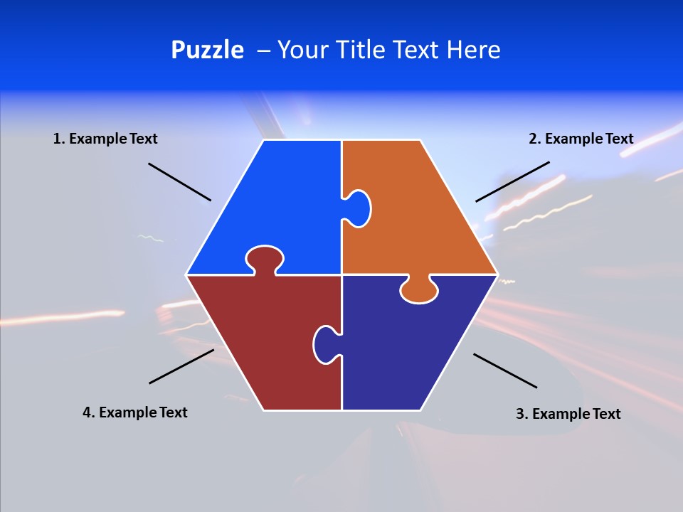 Street Zoom Car PowerPoint Template