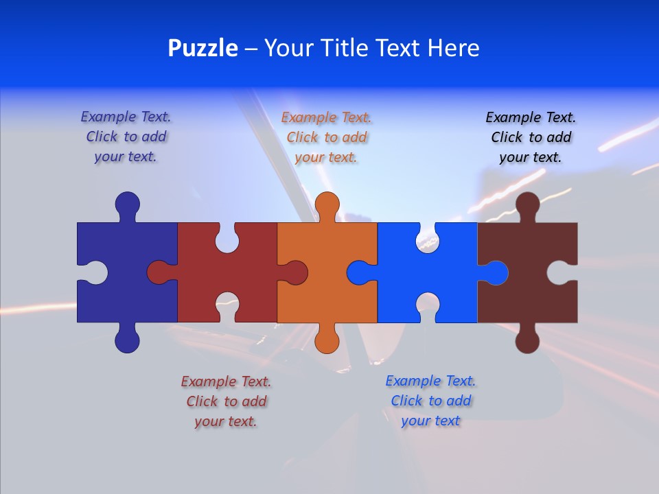 Street Zoom Car PowerPoint Template