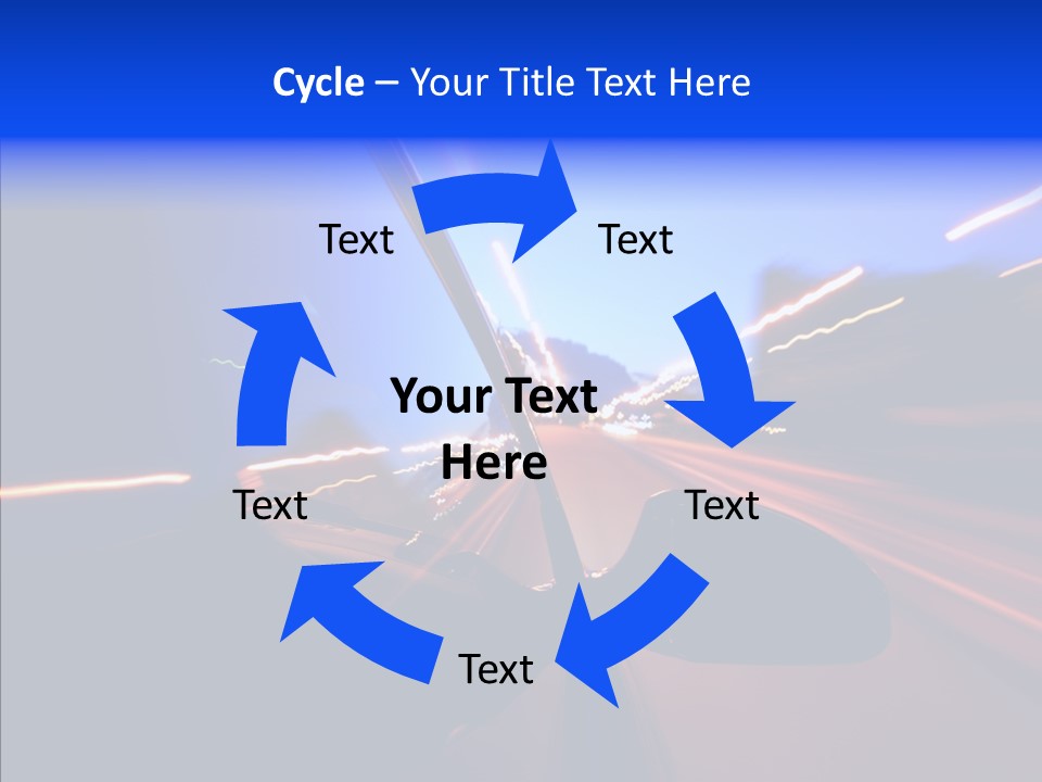 Street Zoom Car PowerPoint Template