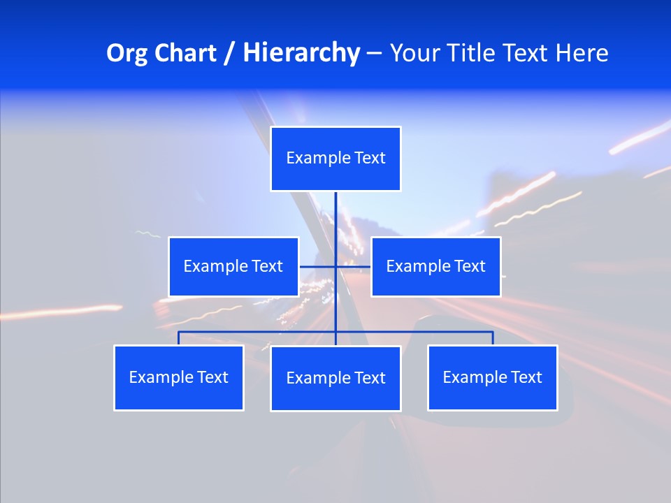 Street Zoom Car PowerPoint Template